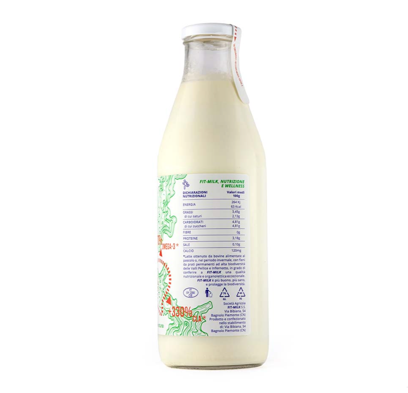 Latte intero Fit-Milk 1000ml